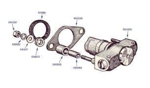 Front Wheel Cylinder, Silver Dawn (chassis SBA2-SBA138), Silver Wraith (chassis WTA1-WLE27) & MkVI (chassis B2AK-B281FU)