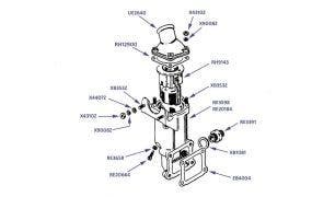 Silver Dawn, Silver Wraith, MKVI & R-Type Thermostat Housing (with support for ignition coil)