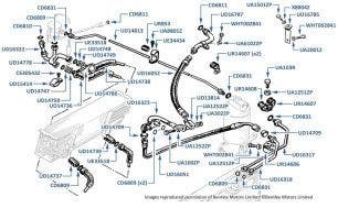 Air Conditioning Hoses (chassis numbers 11183-20377)