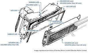 Heater Matrix (chassis numbers 01001-02389)