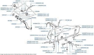 Fuel Tank, 2-Door Cars chassis numbers 25596-40913 (USA only)