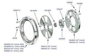 Flywheel (Manual Gearbox), Silver Dawn, Silver Wraith, MkVI & R-Type