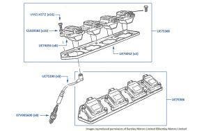 Ignition Leads chassis numbers 54001-55760 (Silver Spirit, Silver Spur, Silver Dawn, Brooklands, Turbo R  & Turbo RL)