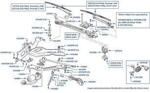 Windscreen Wipers, Silver Spirit, Silver Spur, Mulsanne & Mulsanne Turbo, chassis numbers 12001-16970 