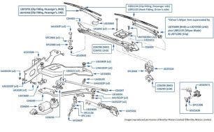 Windscreen Wipers, Bentley Eight, chassis numbers 21105-24497 