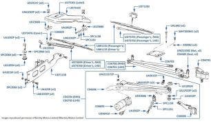 Windscreen Wipers, Touring Limousine, chassis numbers 80101-80134 