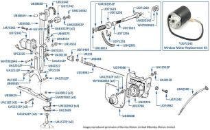 Window Motor, Brooklands, chassis numbers 46437-55319 