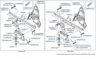 Window Motor, Brooklands, chassis numbers 55326-66901