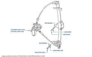 Window Motor, Continental R & Continental T 