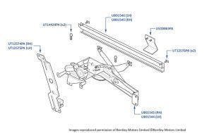 Window Motor, Continental SC & Azure 