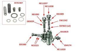 Oil Pressure Relief Valve, Silver Dawn (chassis SCA27-SDB140), MkVI (chassis HR52-LH401)