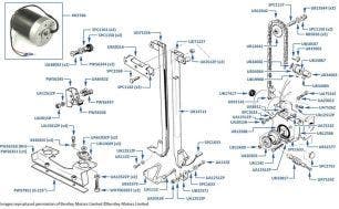 Window Motor, Corniche & Continental, chassis numbers 05037-50170 