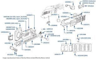 Fuse Board, Mulsanne Turbo, chassis numbers 04233-10099