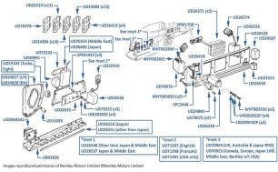 Fuse Board, Silver Spirit & Silver Spur, chassis numbers 20003-24496