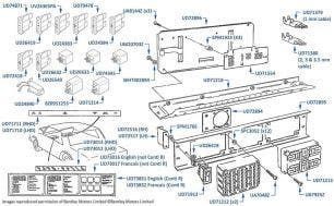 Fuse Board, Bentley Eight, chassis numbers 44022-44562