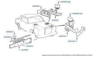 Relays (Engine Bay) chassis numbers 01001-16970