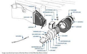 Fan Motor, chassis numbers 01001-29290