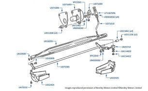 Actuator, Lower Quantity Flaps, chassis numbers 57685-66901