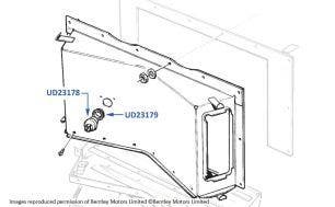 Heater Box Thermostat/Switch (4-Door non-Turbo cars chassis 01001-09554) & 2-Door Cars (chassis 5037-10008)