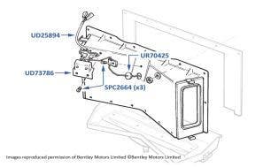 Heater Box Thermostat (4-door cars) chassis numbers 30000-46783