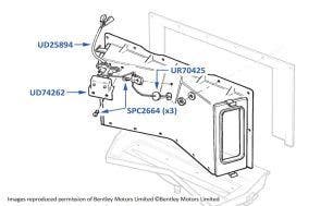 Heater Box Thermostat (4-door cars) chassis numbers 57001-66901