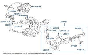 Steering Column Switches, chassis numbers 20001-29290