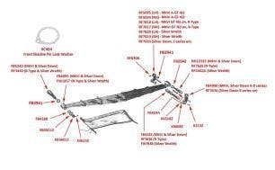 Silver Dawn, Silver Wraith, MKVI & R-Type Rear Springs