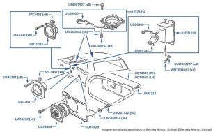 Speakers, Continental R, chassis numbers 42001-42203