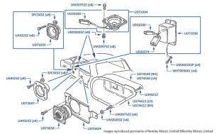 Speakers, Continental SC, chassis numbers 65001-65050 (Type 1)