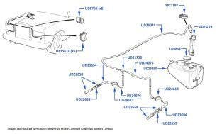 Headlight Washers, Mulsanne Turbo, chassis numbers 05214-12004 