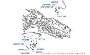 Camshaft & Crankshaft Sensors, Mulsanne SL, chassis numbers 31223-44582 (Type 2)