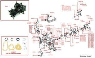 Front Shock Absorber, Silver Cloud I (chassis SWA2-SFE251 & S1 (B2AN-B553EK)