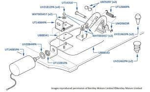 Fuel Door, Corniche, chassis numbers 68001-68621 & 02000-02079