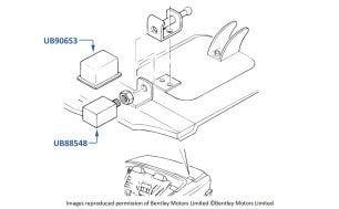 Fuel Door, Azure, chassis numbers 50801-53797 