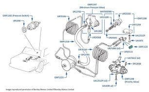 Height Control, Priority & Minimum Pressure Valves, Silver Spirit & Bentley Mulsanne, chassis numbers 31001-59368