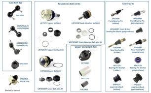 Front Suspension Bushes & Ball Joints (Quick Order)