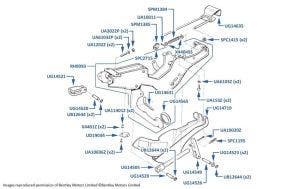 Parking Brake Pedal, Silver Spirit, Silver Spur, Mulsanne & Mulsanne Turbo, chassis numbers 01001-27998