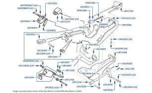 Parking Brake Pedal, Corniche & Continental, chassis numbers 40001-50170