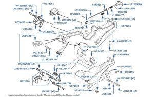 Parking Brake Pedal, Bentley Eight, chassis numbers 36283-44562