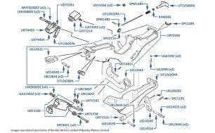 Parking Brake Pedal, Azure, chassis numbers 61505-62666 & 01001-01238