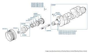 Crankshaft & Main Bearings, Mulsanne SL