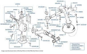 Oil Pump, Silver Spirit, Silver Spur, Mulsanne, Mulsanne S, Mulsanne SL & Bentley Eight, chassis numbers 20001-24503