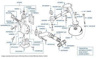 Oil Pump, Mulsanne S, Mulsanne SL, Brooklands, Flying Spur & Silver Dawn, (chassis 24569-66901)