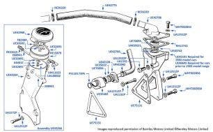 Oil Filler & Breather, Corniche & Continental, chassis numbers 05112-16968 (USA & Japan)