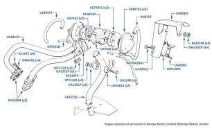 Exhaust Gas Recirculation, Corniche & Continental, chassis numbers 05037-16968 (USA & Japan)