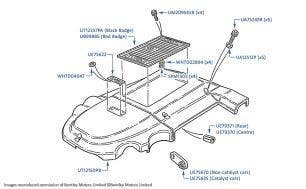 Engine Cover, Azure, chassis numbers 50801-62007