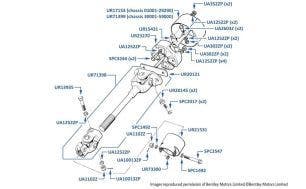 Lower Column Linkage, Silver Spirit, Bentley Eight, Mulsanne, Mulsanne S & Mulsanne SL