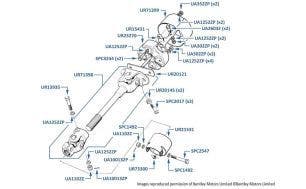 Lower Column Linkage, Brooklands (Rubber Isolated)