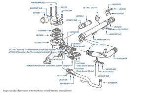 Thermostat, Continental T, chassis numbers 67000-67538 & 01500-01559