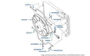 Electric Fan, Mulsanne Turbo & Turbo R, chassis numbers 04233-13197